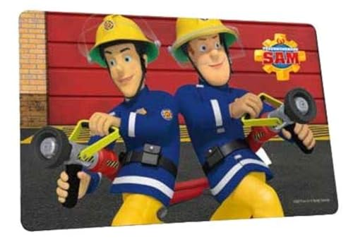 Feuerwehrmann Sam Frühstücksbrettchen (mit Elvis)