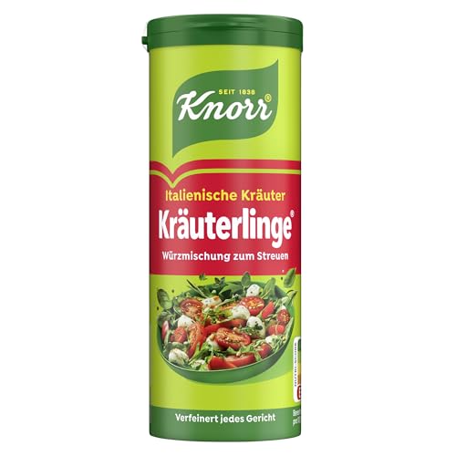 Knorr Kräuterlinge Italienische Kräuter Würzmischung zum Streuen für Pasta, Gemüse oder einen Salat 60 g