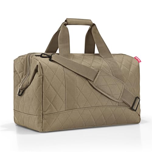 reisenthel Allrounder L Vielfältige Doktortasche zum Reisen, für die Arbeit oder Freizeit Mit funktional-stylischem Design, Couleur:Rhombus Olive