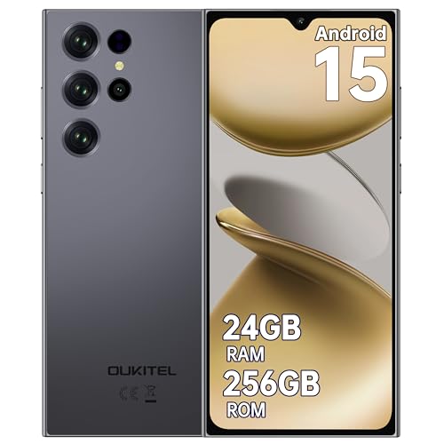 OUKITEL C61 Pro Handy Ohne Vertrag Android 15, 24GB+256GB/1TB Smartphone Ohne Vertrag, 6,88
