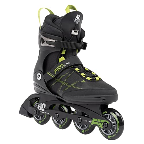 K2 Skates Herren Inline Skates F.I.T. 80 PRO, Black - Olive, 30G0211.1.1.100