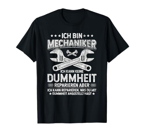 KFZ Mechaniker Spruch Mechatroniker Arbeitskleidung T-Shirt