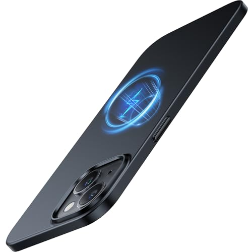 TORRAS Dr. Ultra Dünn für iPhone 15 Hülle für MagSafe, Schwarz