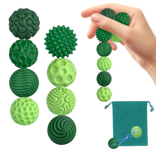 Zingbee 8 stück magnetische Fidget Toys,Silikon Magnetkugeln Anti-Stress