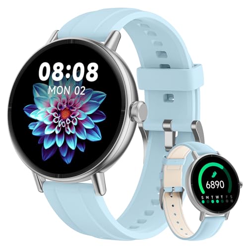 Smartwatch Damen Rund, 1.27