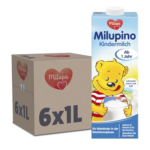 Milupa Milupino Kindermilch trinkfertig (6x1L), ab 1 Jahr, für Kleinkinder in der Wachstumsphase