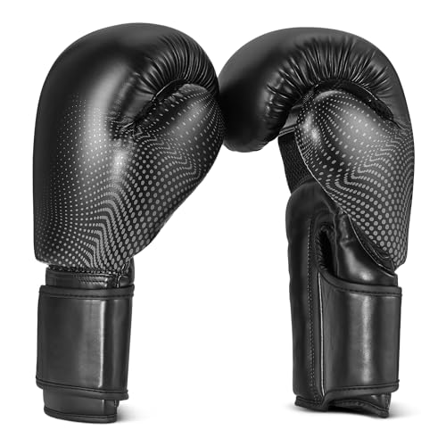 Amazon Basics Boxing Gloves for Men & Women, Sparring, Training, Muay Thai, Kickboxing, MMA, 12 oz