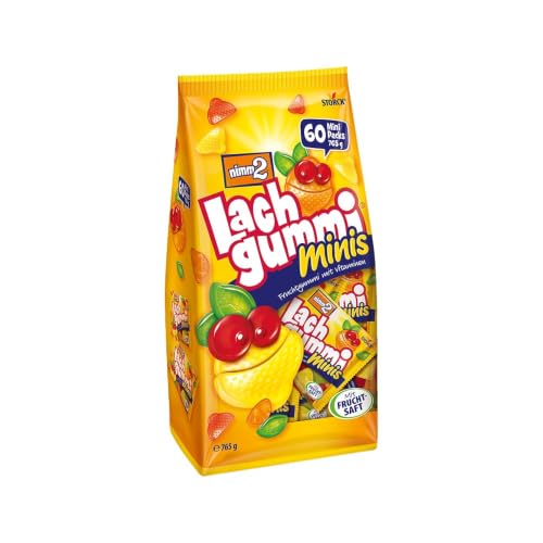 nimm2 Lachgummi Minis Beutel, kleine Fruchtgummis - 1 x 765 g
