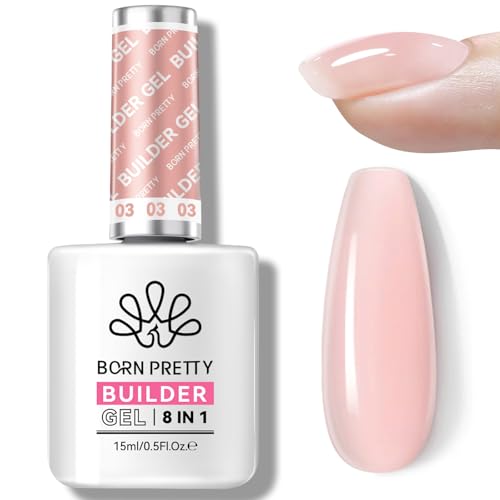 Born Pretty Builder Gel 15ML 8 in 1 Rose Quick Builder Gel für Nägel