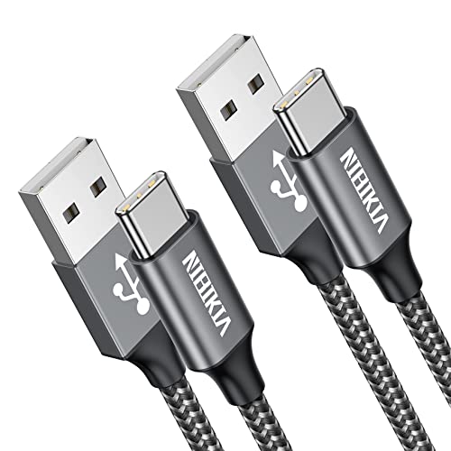 NIBIKIA USB C Kabel [2M+2M] 3.1A Ladekabel USB C Schnellladekabel