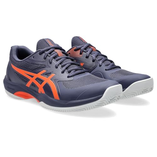 ASICS Herren Game FF Clay Sneaker, Indigo Fog/NOVA ORANGE, 47 EU