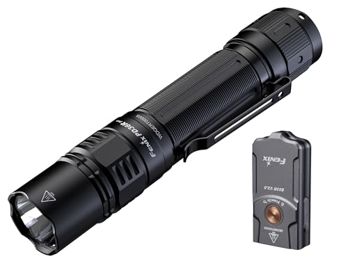 Fenix PD36R Pro LED Wiederaufladbare Taschenlampe Set mit E03R V2.0 Grau,USB-C,2800 Lumen Helle,380m,EDC Taktische Wasserdicht Kleine Gerade,Stroboskopfunktion,Camping,Outdoor,Batterie,Taschenclip