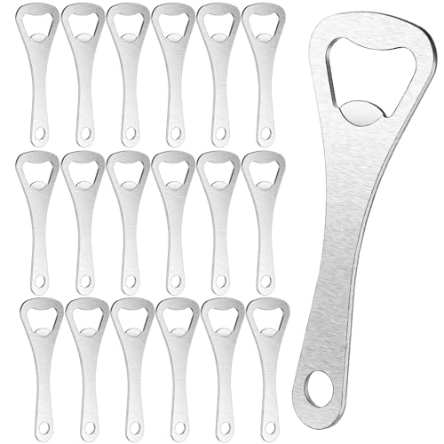 REJOECE 20Stück Flaschenöffner,Bottle Opener,Rostfreier Stahl Bieröffner