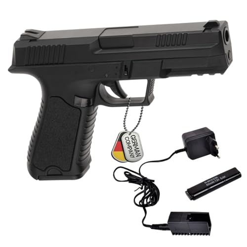 CYMA cm.127 AEP - Softair Pistole < 0,5 Joule I Airsoft Set inkl. Akku & Ladegerät - Vollautomatisch & Semi elektrisch CM127