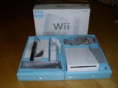 Konsole weiss mit Homebrew Channel Umbau für Nintendo Wii