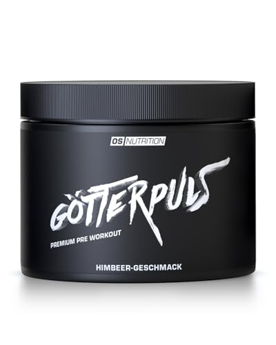 OS NUTRITION Götterpuls Premium Pre Workout Booster Himbeere 308g