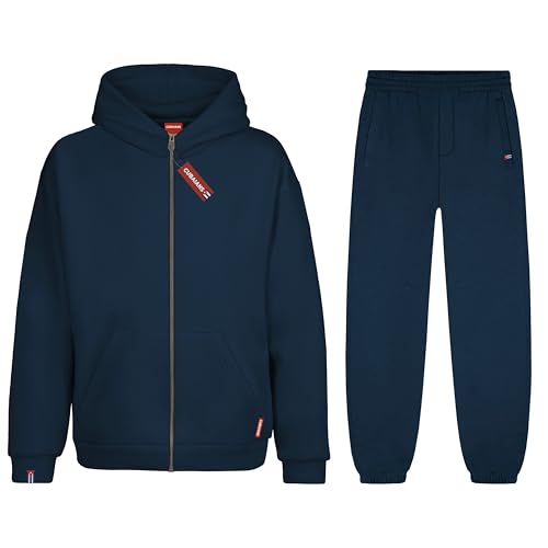 CUBAIANS Vinales Herren Jogging Anzug Dunkelblau Gr. L