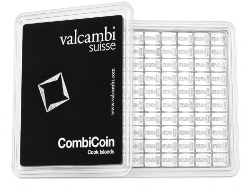 Combicoin Silbertafel Münztafel mit 100 x 1 Gramm 999 Silberbarren