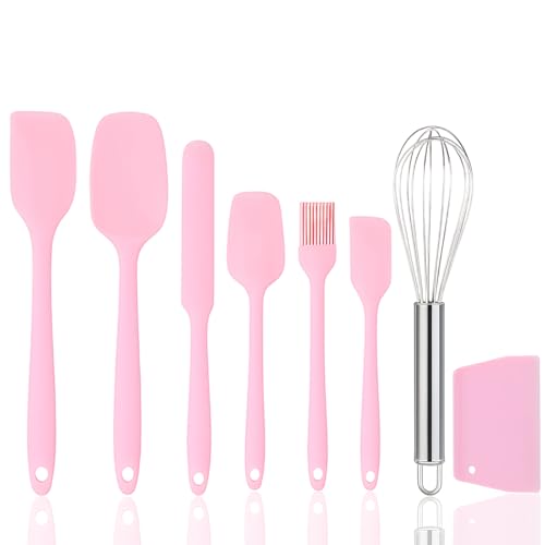 Backzubehör, Pinkes Backutensilien Set Mit 6 Teilen, Inklusive tools Und Egg beater, Ideal Für Backen, Kochen Und Servieren, Perfekt Für Anfänger Und Profis
