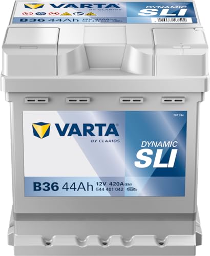 Varta 5444010423132 Starterbatterie in Spezial Transportverpackung und Auslaufschutz Stopfen