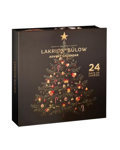 LAKRIDS BY BÜLOW - Adventskalender - Dänische Gourmet Lakritz-Kugeln - 345g
