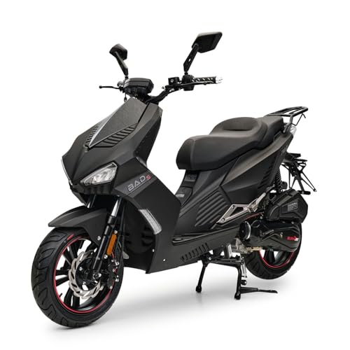 Motorroller 125 ccm Burnout BAD s Mattschwarz