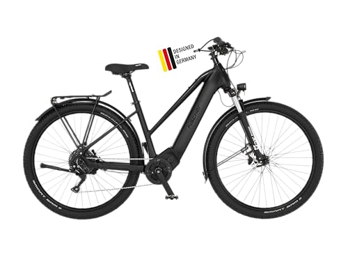 FISCHER E-Bike ATB TERRA 8.0i, Elektrofahrrad für Damen und Herren, RH 45 cm, Mittelmotor 90 Nm, 36 V Akku