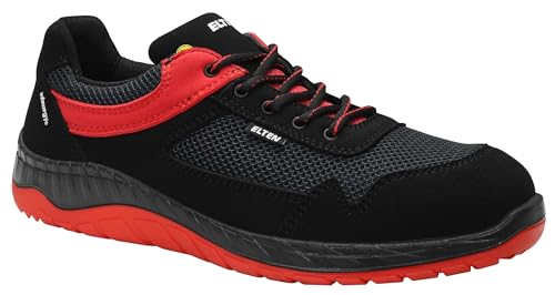 ELTEN Sicherheitsschuhe LONNY red Low ESD S1P, Damen und Herren, Sneaker, sportlich, Rot, Stahlkappe