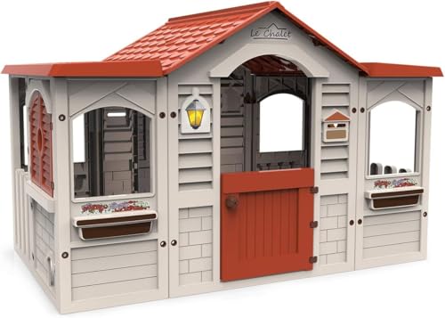 Chicos - Le Chalet Spielhaus | Gartenhaus Kinder für Jungen und Mädchen ab 2 Jahren | Spielhaus Kinder Outdoor (89650)