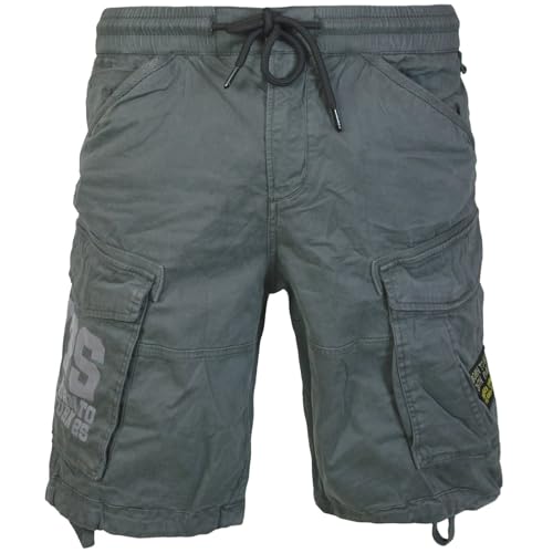 Yakuza Premium Herren Cargo Shorts 3851 dunkelgrau 4XL