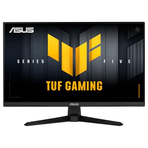 ASUS TUF Gaming VG249QM5A 24 Zoll Full HD Monitor (240 Hz, 0.3ms GtG, Adaptive Sync, FreeSync Premium, Fast-IPS Panel, 16:9, 1920x1080, DisplayPort, HDMI, Speaker)