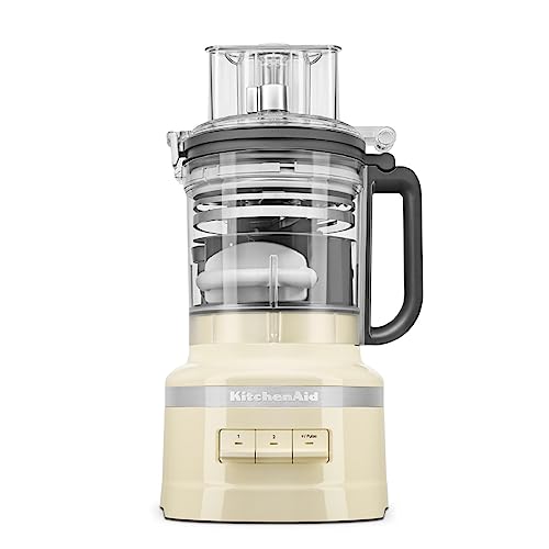 KitchenAid Küchenmaschine 3,1L, ExactSlice Einstellbarer Hobel, Würfelschneider, Raspeln, Hacken & Kneten, 7 Zubehörteile, 3 Geschwindigkeiten & Pulse, kühlschrankgeeignete Schüssel, Snap & Go, Alm...