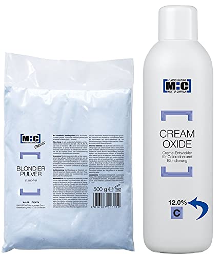 Blondierung 500g + Meister Coiffeur OXIDANT 12% - 1000ml