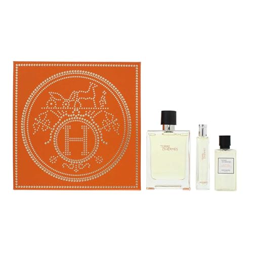 Terre D'Hermès Gift Set 3 Pieces - Eau de Toilette & Shower Gel