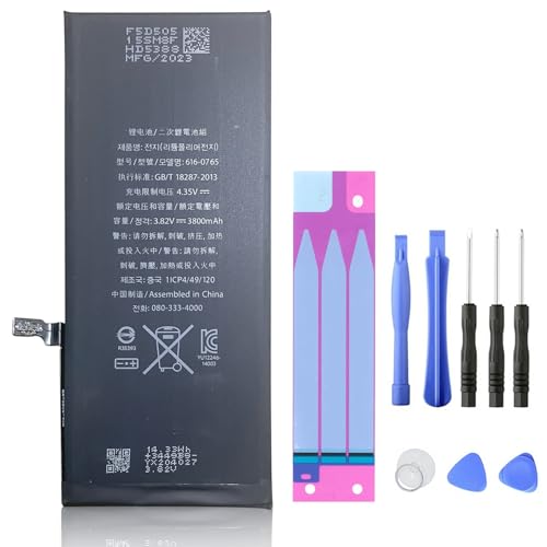 XITAIAN 3.82V 14.51Wh 3800mAh 616-0765 Ersatz von Akku für iPhone 6 Plus A1522 A1524 A1593 mit Tooltik