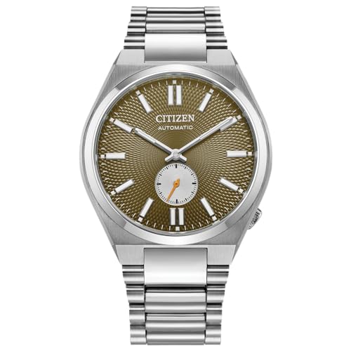 Citizen Herren Analog Automatik Uhr mit Edelstahl Armband NK5010-51X