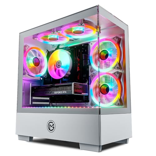 GameMachines Evolv Snow Edition - Gaming PC - AMD Ryzen 7 5700X - GeForce RTX 5060-1TB SSD - 16GB DDR4 - W-LAN - Win 11 Pro