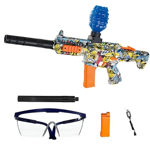 FunBlasters Gel Blaster Gun ARP9 – Automatische elektrische Wasserkugelpistole 0.25J – Mit Schutzbrille und Akku – Watersoft Leistungsstarkes Gewehr Waffe Gewehr – Erwachsene Gelfire Water Gun