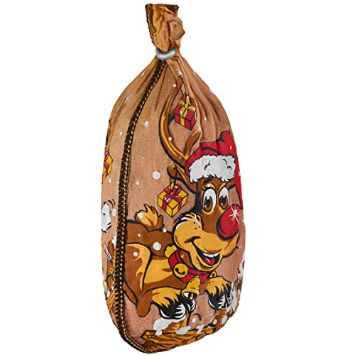 WURSTBARON® Salami Rentier - 225g schmackhafte Salami in tollem Weihnachtsdesign, Glutenfrei