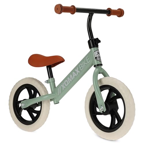 Spetebo Kinder Laufrad 12 Zoll ab 1 Jahr höhenverstellbar - Mint grün - Lauflernrad Sattel und Lenker verstellbar - Kinderrad Balance Bike Fahrrad bis 5 Jahre mit pannensicheren Leichtlauf Rädern