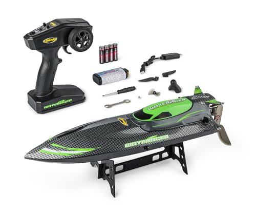 Carson Waveracer Brushless 2.4GHz 100% RTR - Ferngesteuertes Boot, RC Boot, Ferngesteuertes Spielzeug für Kinder und Erwachsene, inklusive Fernsteuerung