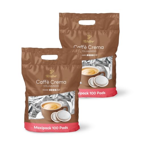 Tchibo Kaffeepads Maxipack, Caffè Crema vollmundig, 2x100 Pads