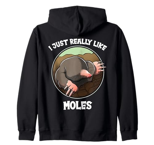 Maulwürfe Maulwurf Kapuzenjacke