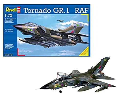 Revell RV04619 Modellbausatz Flugzeug 1:72 - Tornado GR.1 RAF im Maßstab 1:72, Level 4, originalgetreue Nachbildung mit vielen Details, 04619