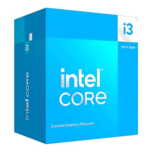 Intel® Core™ i3 Desktop-Prozessor 14100F 4 Kerne (4 P-cores und 0 E-cores) bis zu 4,7 GHz