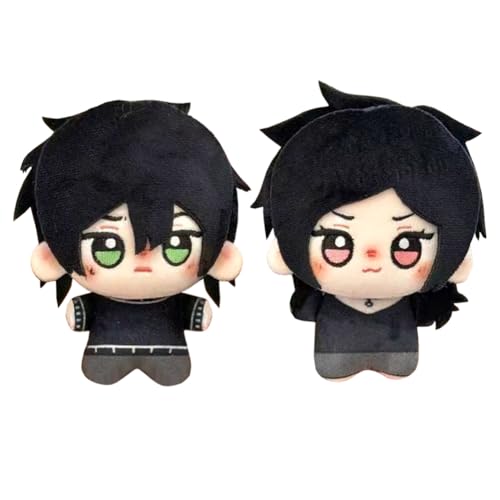 Tongyundacheng Weiche Figuren Anime Andy und Leyley Plüsch Niedlich Anime Figur Anhänger Cartoon Rucksack Dekoration Geschenk für Gaming-Fans, 10 cm