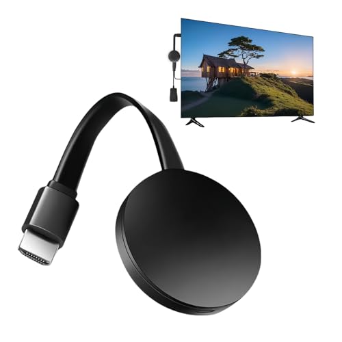 Soporte Miracast Airplay DLNA, 2026 Wireless HDMI Dongle 4K für TV