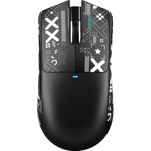 ATTACK SHARK X11 SE Kabellose Gaming-Maus, PixArt PAW3311 Gaming-Sensor, BT/2.4G Wireless/Kabelgebunden, 22000 DPI, 65 Stunden Akku, Büro- und Gaming-Maus für Win/Xbox/PS/Mac (Schwarz + Klebeband)
