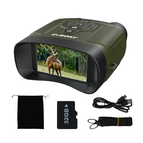 Svbony 4K Nachtsichtgerät, 8X Digitalzoom für Jagd Camping