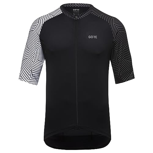GORE WEAR Herren C5 Trikot, Black/White, XL EU
